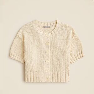 J. Crew Marina Short-Sleeve Cardigan